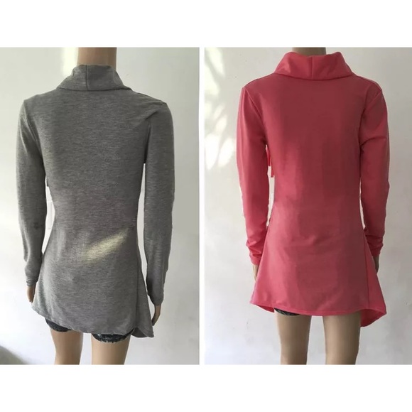 ❗️1 Left ❗️Women’s tassle knit poncho sweatshirt - Picture 6 of 7